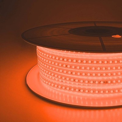 spark world 1200 LEDs 20 m Orange Steady Strip Rice Lights(Pack of 1)