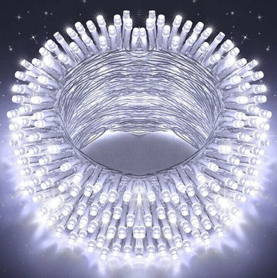 spark world 58 LEDs 15.5 m White Steady Bulb Rice Lights(Pack of 1)