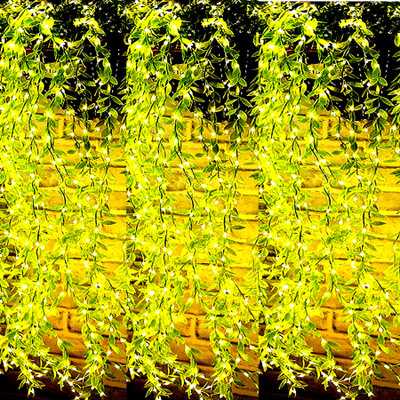 SellRider 300 LEDs 3.5 m Gold Flickering Leaf Rice Lights(Pack of 1)