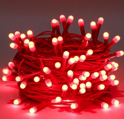 wtc 40 LEDs 11 m Red Steady String Rice Lights(Pack of 1)
