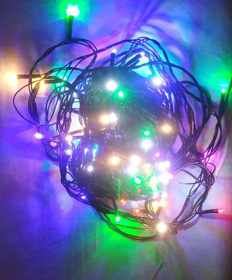 brikshi 100 LEDs 30 m Multicolor Color Changing Strip Rice Lights(Pack of 1)