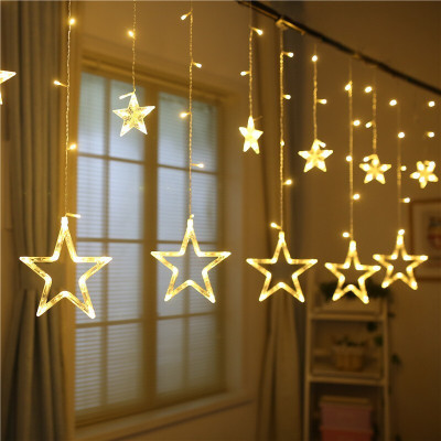 ZESTRUM 12 LEDs 2.03 m Yellow Steady Star Rice Lights(Pack of 1)
