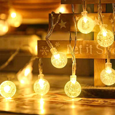 NISCO 20 LEDs 4 m Yellow Steady Ball Rice Lights(Pack of 1)