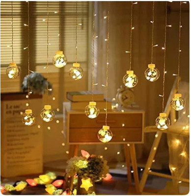Local Charm 138 LEDs 2.5 m Yellow Flickering Ball Rice Lights(Pack of 1)