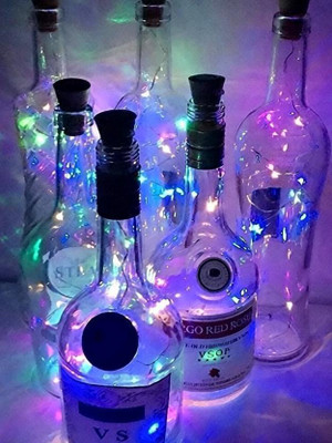 AALOCC 1.98 m Multicolor Rice Lights(Pack of 1)