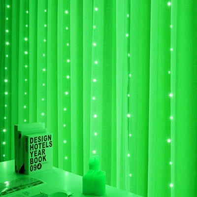 VHR 50 LEDs 10 m Green Steady Bulb Rice Lights(Pack of 1)