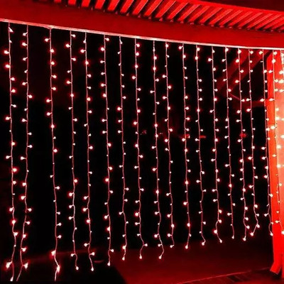 DoreAsk 180 LEDs 21 m Red Steady, Flickering String Rice Lights(Pack of 1)