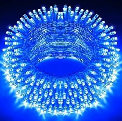 AgTrendz 36 LEDs 10 m Blue Steady Bulb Rice Lights(Pack of 1)
