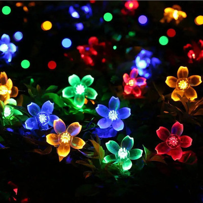 CraftQua 16 LEDs 5.49 m Multicolor Steady Flower Rice Lights(Pack of 1)