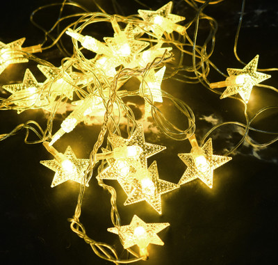 Concept 16 LEDs 3 m White Flickering Star Rice Lights(Pack of 1)