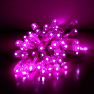 CANDLE 40 LEDs 11 m Pink Steady String Rice Lights(Pack of 1)