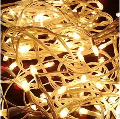 HASRU 20 LEDs 10.06 m Gold Steady Bulb Rice Lights(Pack of 1)