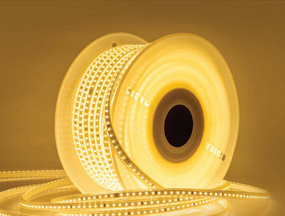 Dr MURECO 6500 LEDs 50 m Gold Steady String Rice Lights(Pack of 1)
