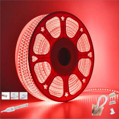 Piano 1200 LEDs 10 m Red Steady Strip Rice Lights(Pack of 1)