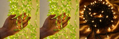 PKG 40 LEDs 11 m Multicolor Steady String Rice Lights(Pack of 3)