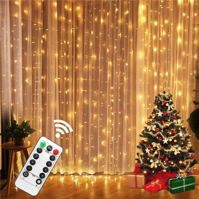 WBD 300 LEDs 3 m Yellow Flickering String Rice Lights(Pack of 1)