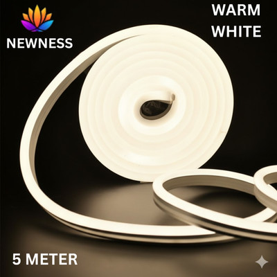 Newness 300 LEDs 5 m Yellow Steady Strip Rice Lights(Pack of 1)