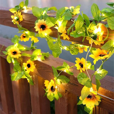 alila 16 LEDs 5 m Yellow Steady Bulb Rice Lights(Pack of 2)