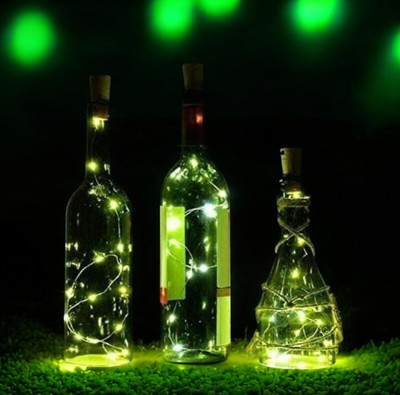 argonlight 16 LEDs 1.6 m Green Steady Diya Rice Lights(Pack of 1)