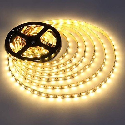 ambert 162 LEDs 4 m Yellow Steady Strip Rice Lights(Pack of 1)
