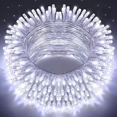 R Art 40 LEDs 11 m White Steady String Rice Lights(Pack of 1)