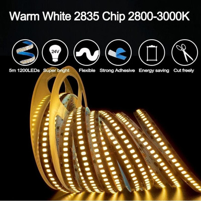 STRIP LIGHT 1200 LEDs 5 m Yellow Steady Strip Rice Lights(Pack of 1)