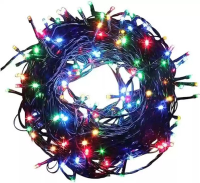 ONIX DELIGHT 52 LEDs 13.8 m Multicolor Color Changing Strip Rice Lights(Pack of 1)