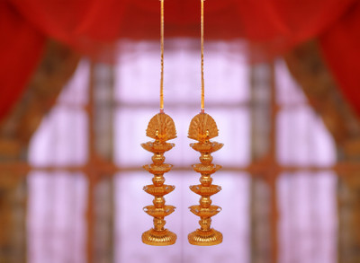 Flipkart SmartBuy 20 LEDs 0.3 m Gold Steady Diya Rice Lights(Pack of 2)