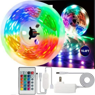SANNO WORLD 5050 LEDs 4.0000002 m Multicolor Flickering Strip Rice Lights(Pack of 1)