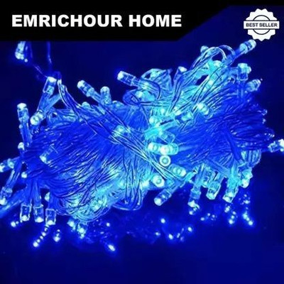 ENRICHOUR HOME - ERH 40 LEDs 12 m Blue Steady Strip Rice Lights(Pack of 1)
