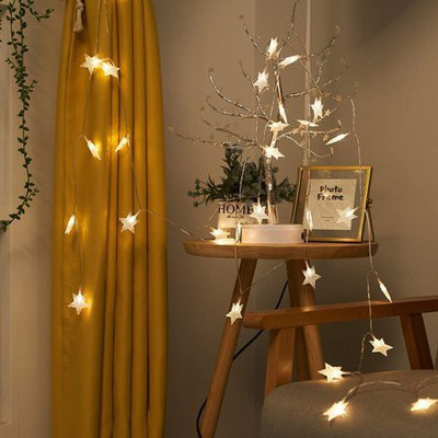 WunderVoX 20 LEDs 2.41 m Transparent Steady Star Rice Lights(Pack of 1)