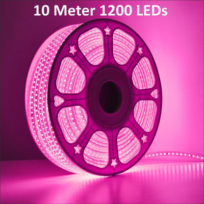 Trendx 1200 LEDs 10 m Pink Steady Strip Rice Lights(Pack of 1)