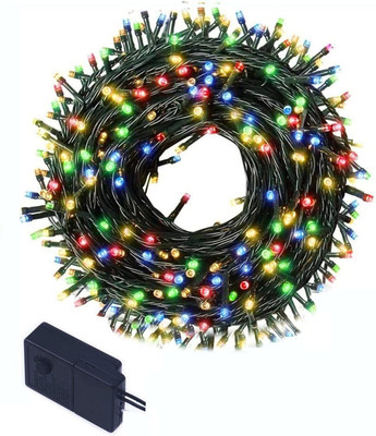 Gesto 140 LEDs 45 m Multicolor Steady String Rice Lights(Pack of 1)