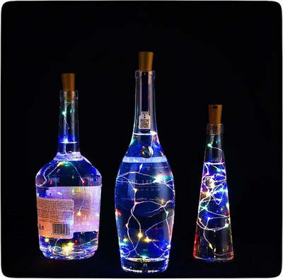 Raga Plus 20 LEDs 1.98 m Multicolor Steady String Rice Lights(Pack of 3)