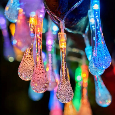 AtneP 20 LEDs 4 m Multicolor Steady Water Drop Rice Lights(Pack of 1)