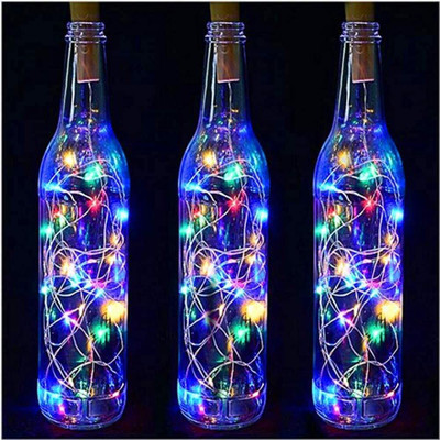 x pulse 20 LEDs 1.17 m Multicolor Steady String Rice Lights(Pack of 3)