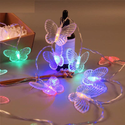 AtneP 20 LEDs 4 m Multicolor Steady Butterfly Rice Lights(Pack of 1)