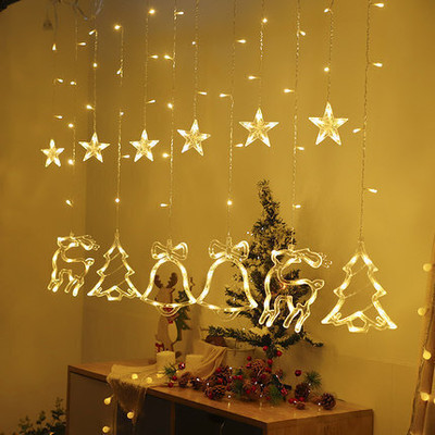 WBD 96 LEDs 3 m Yellow Flickering Star Rice Lights(Pack of 1)