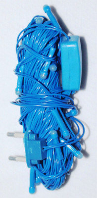 DYNEBEAM 22 LEDs 10 m Blue Steady String Rice Lights(Pack of 1)