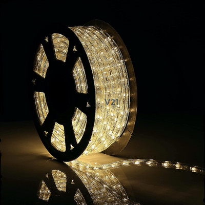 V21 1200 LEDs 10 m Gold Steady Strip Rice Lights(Pack of 1)