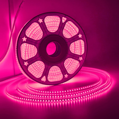 inooBeam 254 LEDs 3.02 m Pink Steady Strip Rice Lights(Pack of 1)