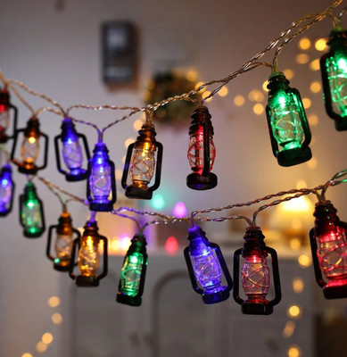 AtneP 20 LEDs 4 m Multicolor Steady Lantern Rice Lights(Pack of 1)