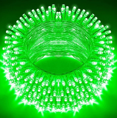 AP Source 40 LEDs 12 m Green Steady Bulb Rice Lights(Pack of 1)