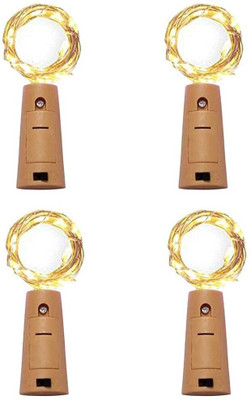 Raga Plus 20 LEDs 78 m Multicolor Steady String Rice Lights(Pack of 4)