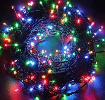 moon down 40 LEDs 11 m Multicolor Flickering String Rice Lights(Pack of 1)