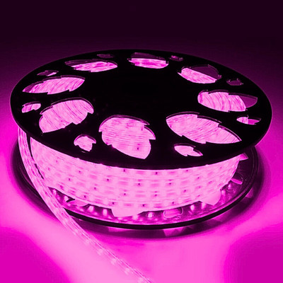 SLIGHT 1200 LEDs 10 m Pink Steady Strip Rice Lights(Pack of 1)