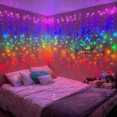 WBD 300 LEDs 3 m Multicolor Flickering String Rice Lights(Pack of 1)