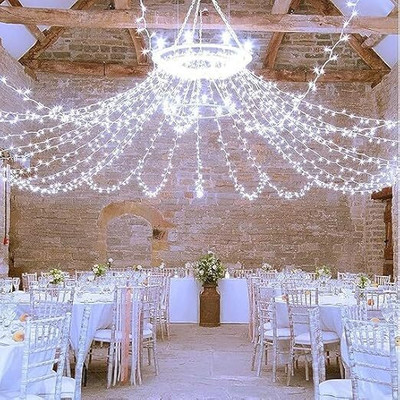 CARSTEN 250 LEDs 50 m White Steady String Rice Lights(Pack of 1)