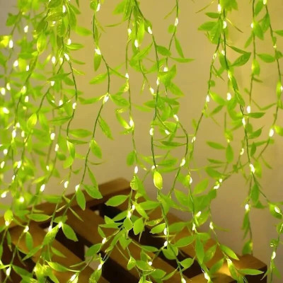 PRIMERISE 200 LEDs 3 m Yellow Flickering, Steady String Rice Lights(Pack of 1)