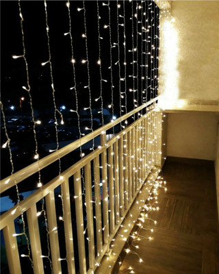 Local Charm 112 LEDs 12.5 m Gold Steady String Rice Lights(Pack of 4)